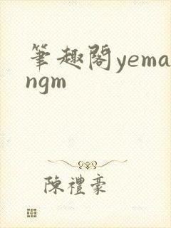 笔趣阁yemangm