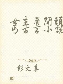 女主角开头是乞丐古言小说