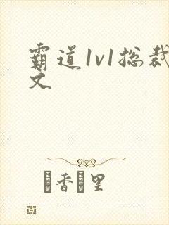 霸道1v1总裁文