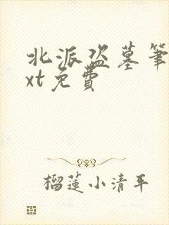 北派盗墓笔记txt免费