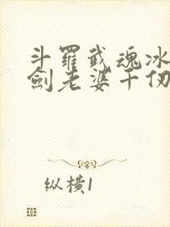 斗罗武魂冰火双剑老婆千仞雪