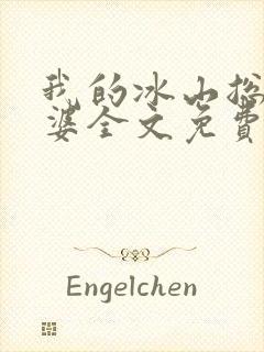 我的冰山总裁老婆全文免费