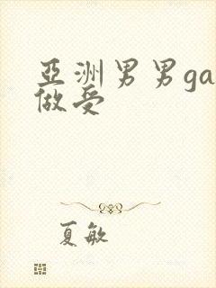 亚洲男男gay做受