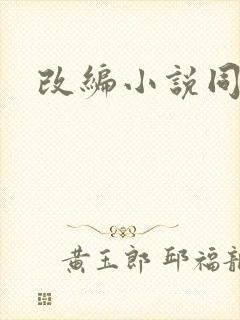 改编小说同人版