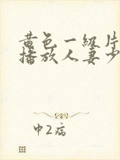 黄色一级片视频播放人妻少妇