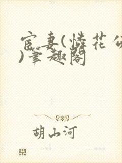 宦妻(怜花公子)笔趣阁
