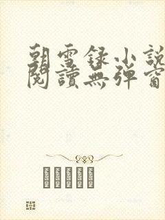 朝雪录小说免费阅读无弹窗