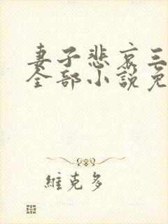 妻子悲哀三部曲全部小说免费阅读