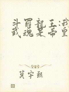斗罗龙王:我的武魂是帝皇铠甲免费阅读