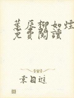 叶辰柳如烟小说免费阅读