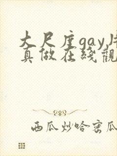 大尺度gay片真做在线观看