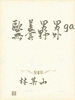 欧美男男gay无套野外