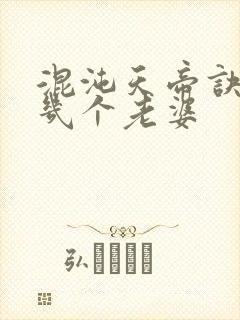 混沌天帝诀凌峰几个老婆