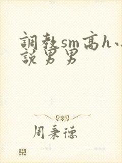 调教sm高h小说男男