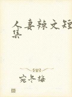 人妻辣文短篇合集