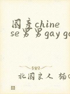 国产chinese男男gay gay网站封面