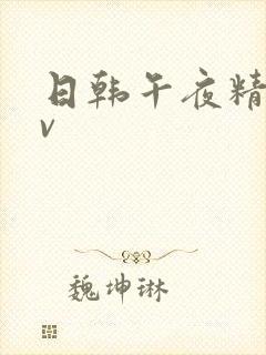 日韩午夜精品av