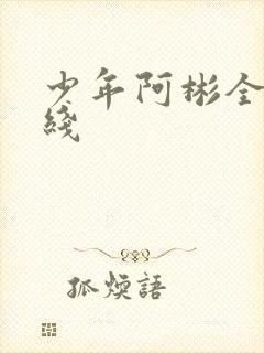 少年阿彬全文在线