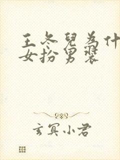 王冬儿为什么要女扮男装封面