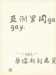 亚洲男同gay gay.