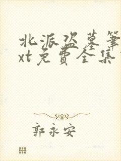 北派盗墓笔记txt免费全集下载