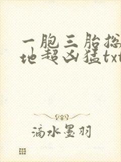 一胞三胎总裁爹地超凶猛txt封面