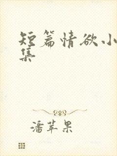 短篇情欲小说合集封面