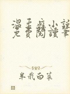 温柔瘾小说全文免费阅读笔趣阁