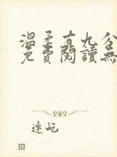 温柔有九分全文免费阅读无弹窗