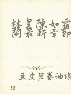 林昊陈如霜笔趣阁最新章节更新