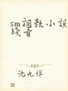 sm调教小说在线看