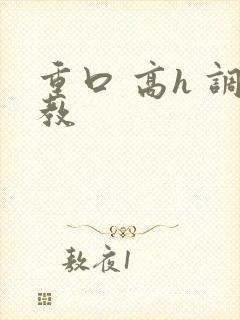 重口 高h 调教封面
