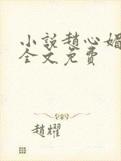 小说赵心媚陈斌全文免费