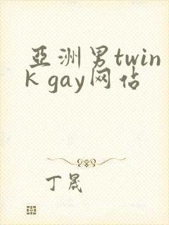 亚洲男twink gay网站