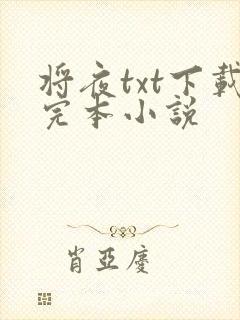 将夜txt下载完本小说封面