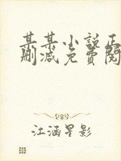 某某小说正版无删减免费阅读全文