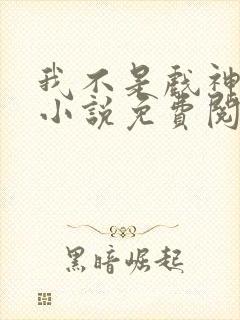 我不是戏神正版小说免费阅读