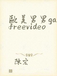 欧美男男gayfreevideo