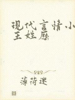现代言情小说男主姓历