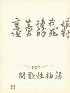 重生后我嫁给了渣男的死对头