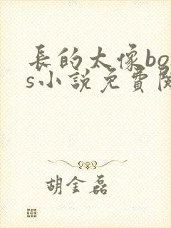 长的太像boss小说免费阅读笔趣阁