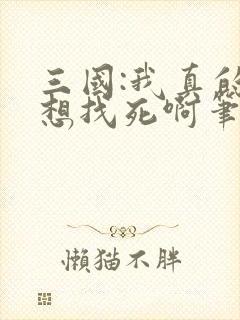 三国:我真的只想找死啊笔趣阁