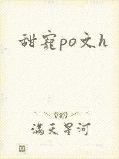 甜宠po文h