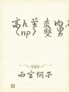 高h荤爽肉欲文〈np〉双男封面