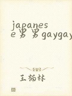 japanese男男gaygay呻吟