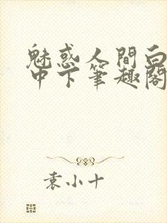 魅惑人间白洁上中下笔趣阁