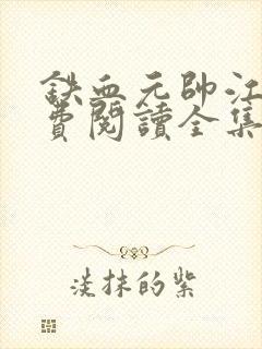 铁血元帅江天免费阅读全集