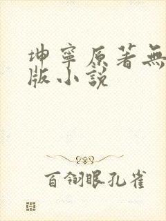 坤宁原著无删减版小说封面
