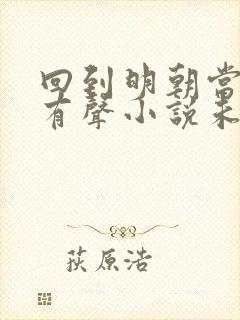 回到明朝当王爷有声小说未删减版