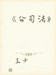 《公司法》修订